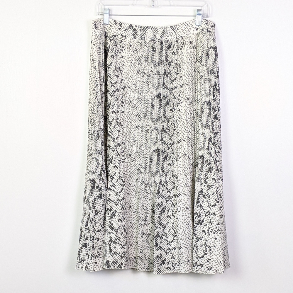 J. Crew Animal Print Pleated Mini Skirt NWT
